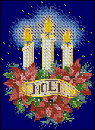 Candlelit Noel Ornament