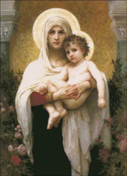Tranh Đá Đức Mẹ Maria Bồng Chúa 1