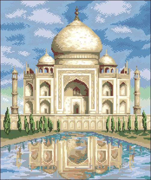 Tranh đá Taj Mahal TD8113