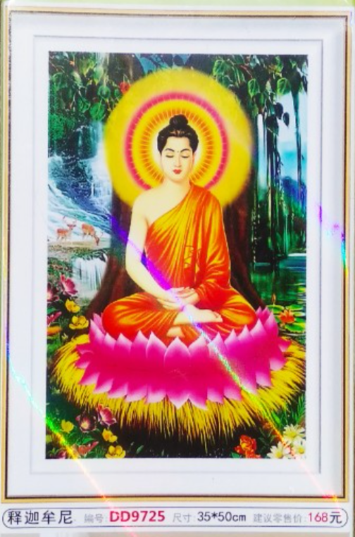 Tranh Đính Đá ABC 3D Phật Thích Ca