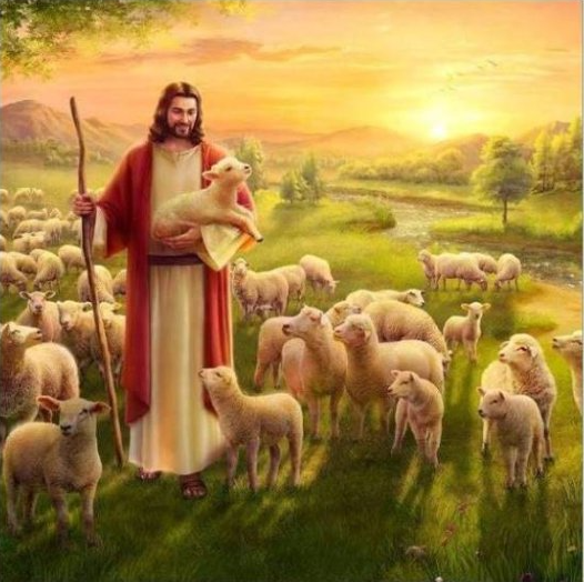 Tranh Thêu Chữ Thập 3D Chúa Chăn Cừu