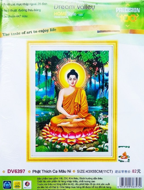 Tranh Thêu Chữ Thập 3D Phật Thích Ca Mẫu Ni
