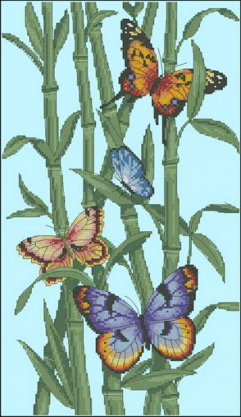 Butterflies and Bamboo