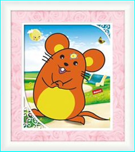 Tranh Đính Đá ABC 3D Tý, Chuột