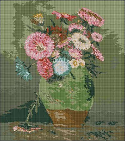 Goblenset Pitcher with flower