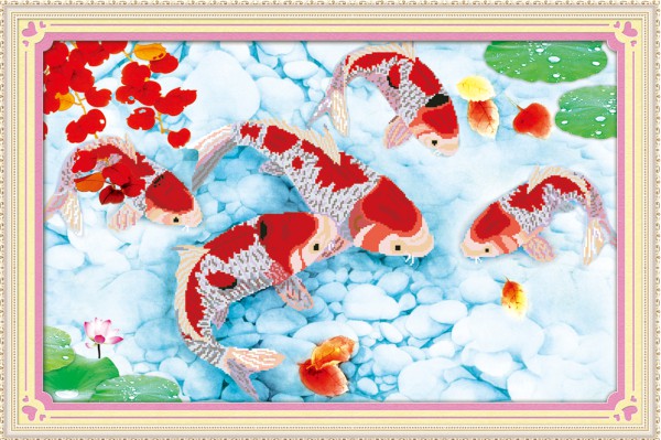 Tranh Đính Đá ABC 3D Liên Niên Hữu Dư