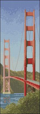 Heritage John Clayton Panels And Panoramas JCGO707 Golden Gate Bridge