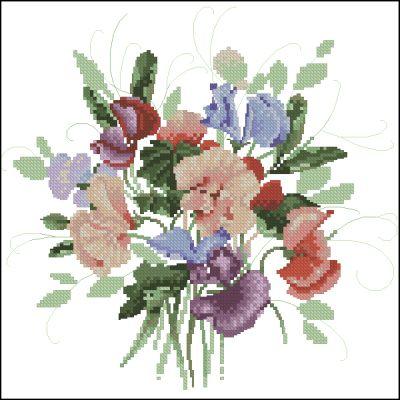 Heritage Valerie Pfeiffer Posies Sweet Pea Posy
