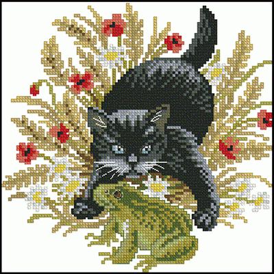 Kitty And Frog Eva Rosenstand