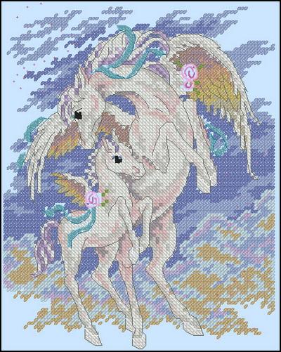 Pegasus And Colt