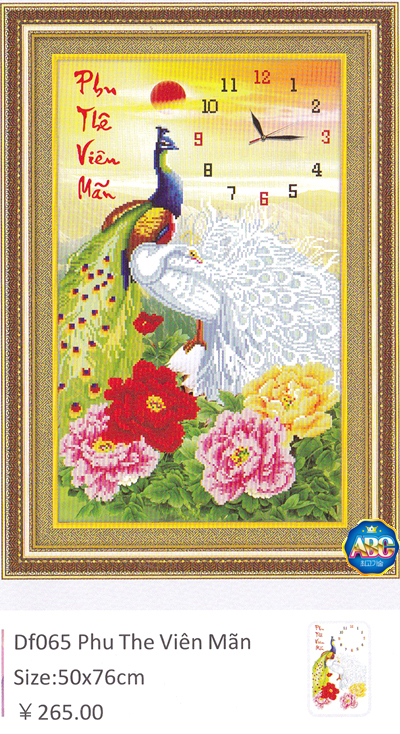 Phu Thê Viên Mãn (Tranh đính đá kim cương ABC)
