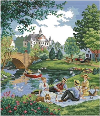 Picnic on the lawn