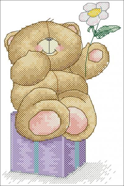 Teddy with Flower