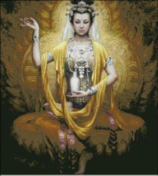 Tranh Đá Bồ Tát Toạ Toà Sen