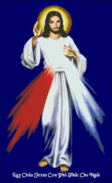 Tranh Đá Lạy Chúa Jesus Con Phó Thác Cho Ngài