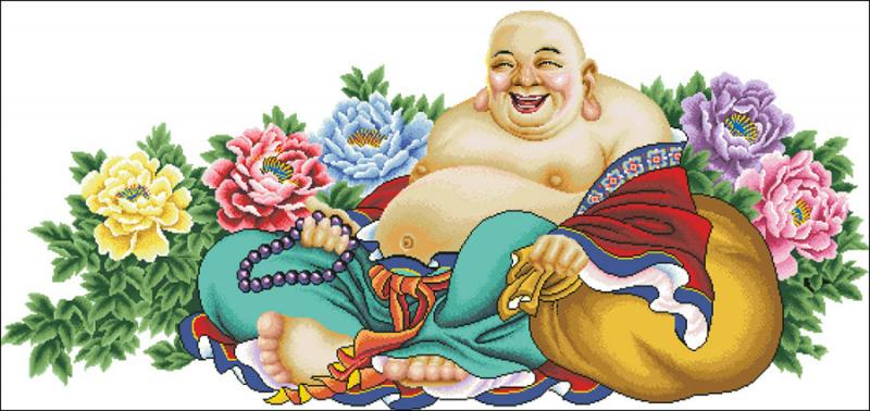 Tranh Đá Phật Di Lặc Ban Phước Lộc