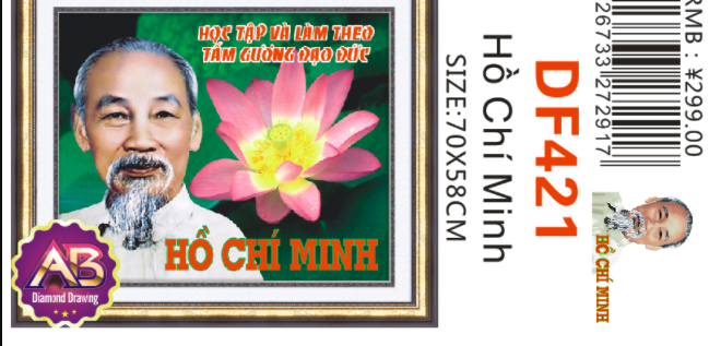 Tranh Đính Đá ABC 3D Hồ Chí Minh