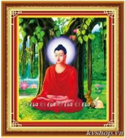TRANH ĐÍNH ĐÁ ABC 3D PHẬT THÍCH CA