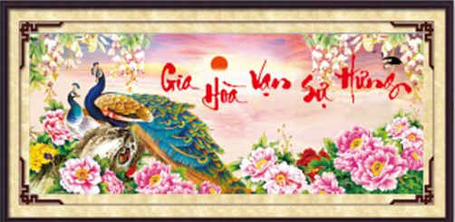 Tranh Đính Đá Gia Hòa Vạn Sự Hưng