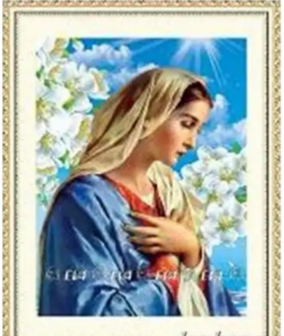 Tranh Đính Đá ABC 3D MẸ MARY