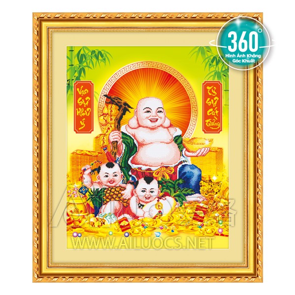 Tranh Đính Đá ABC 3D Phật Di Lạc
