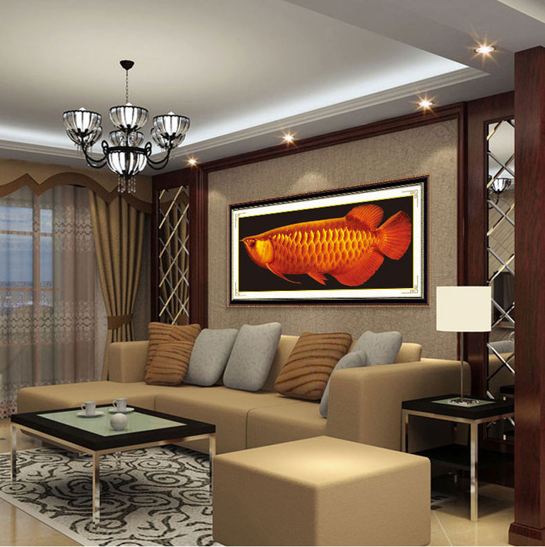 Tranh Đính Đá ABC 3D Huyết Long Phú Quý