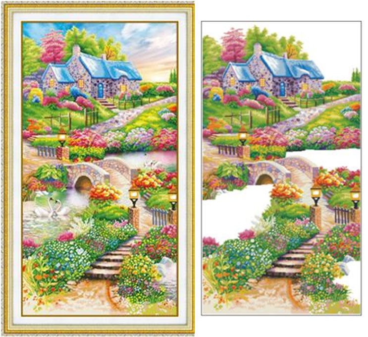 Tranh Đính Đá ABC 3D Tổ Ấm Hạnh Phúc