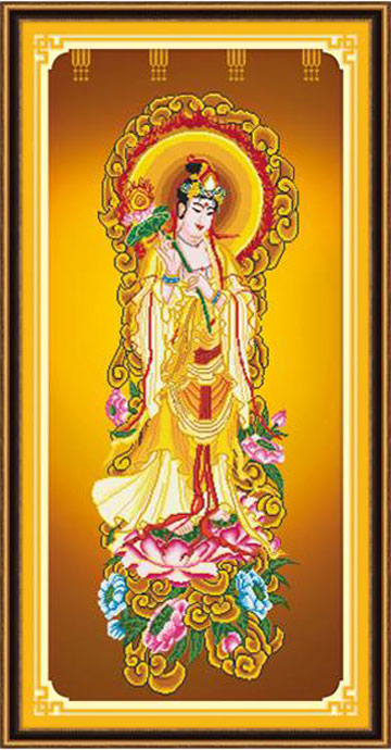 Tranh Thêu Chữ Thập 3D Đại Thế Chí Bồ Tát