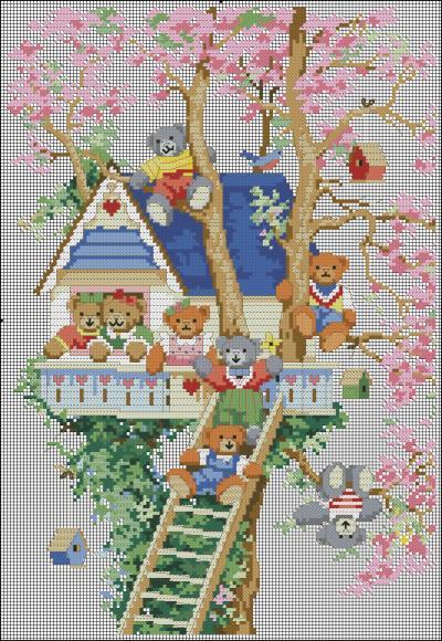 Tree house berds