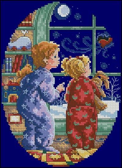 Watching for santa